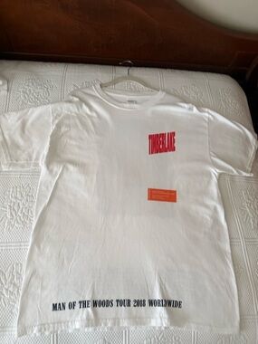 Justin Timberlake Man of the Woods Tour TShirt. Size - Large